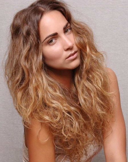 фото волос с эффектом выгоревших волос